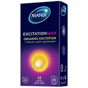 Comparateur de prix : Manix Excitation Max Maxi Pack 12 Préservatifs