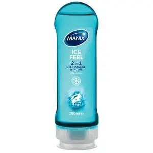 Gel intime et massage 2 en 1 Manix Ice Feel 200 ml
