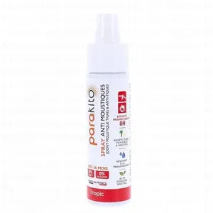 Comparateur de prix : PARAKITO Tropic Spray anti moustiques 30ml