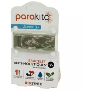 Comparateur de prix : PARAKITO Para'Kito Bracelet Anti-moustiques Junior Camouflage 1ut