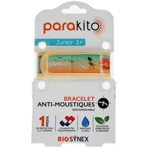 Comparateur de prix : Parakito Junior 3+ bracelet anti-moustiques rechargeable Pirates