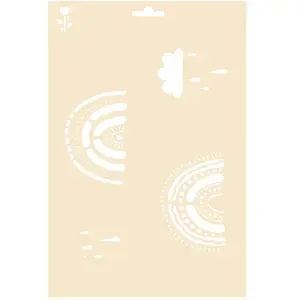 Graine Creative Pochoir Arc en ciel A4Vendu parscrapmalin