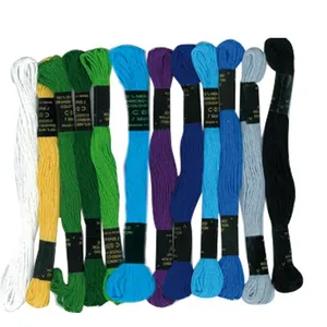 Comparateur de prix : DTM Fils de coton pour bracelets brésiliens 12 échevettes Mers du sud