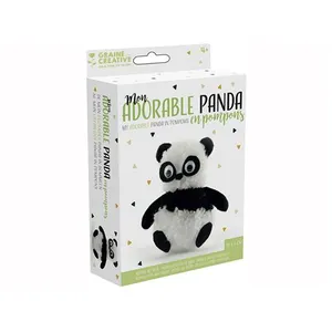 Comparateur de prix : Graine Creative on a tous du talent Kit Pompons - Panda - 16 pcs