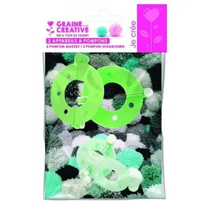 Comparateur de prix : Non communiqué 2 appareils pour fabriquer des pompons Ø35 et Ø55 mm