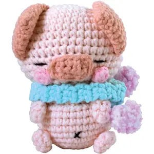 Comparateur de prix : GRAINE CREATIVE Kit Crochet Amigurumi - Poco le Cochon