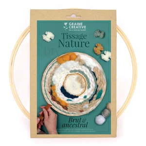 Comparateur de prix : Graine Créative Kit métier à tisser rond - Nature - 30 x 30,5 cm