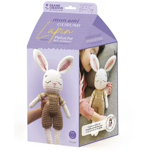 Comparateur de prix : Kit mon doudou lapin amigurumi Graine Créative