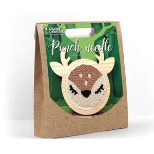 Comparateur de prix : Kit punch needle - GRAINES CREATIVES - Biche - 24x14x36cm - Matériaux mixtes beige