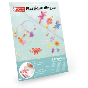 Graines Créatives 9 Bracelets Plastique Dingue pas cher
