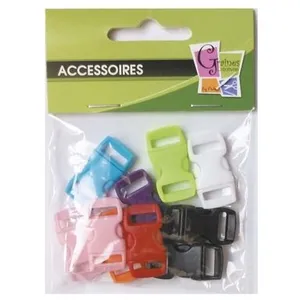 Graine Creative Clip Creacord 10 mm 10 pcs Coloris AssortisVendu parscrapmalin