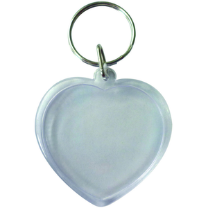 PW International 6 porte-clés transparents c?urs