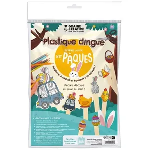Comparateur de prix : Graines Creatives Kit DIY - Graine Créative - Déco Pâques - 8 pcs - Plastique - Multicolore - Intérieur