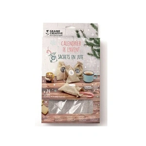 Non communiqué calendrier de l'avent 24 sachets de jutes noel pas cher