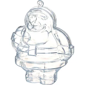Comparateur de prix : Graine Creative Père Noël Plastique Cristal 8 x 11 cm