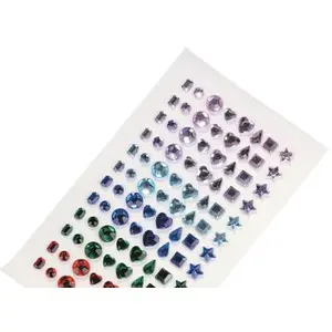 GRAINECREA Strass Adhesif Pierre Precieuse - Lot De 96 pas cher