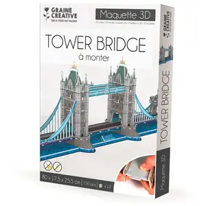 GRAINE CREATIVE ON A TOUS DU TALENT Maquette à construire soi-même Tower Bridge