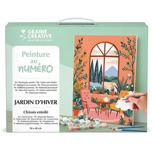 Comparateur de prix : Graine Créative - Peinture au numero - Jardin d hiver