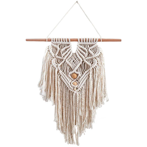 Graine Creative Kit DIY macrame - Ma déco Boheme - Ecru - 30 x 45 cm