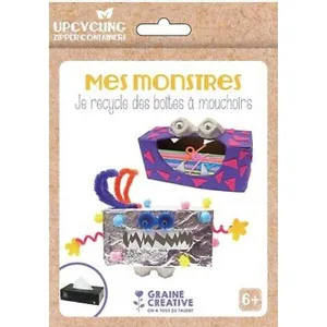 Graines Creatives Kit Upcycling boite de mouchoirs pas cher
