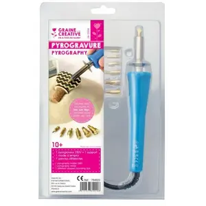 Comparateur de prix : GRAINE CREATIVE Kit Pyrogravure - Pyrograveur 230 volt