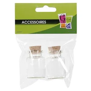 Comparateur de prix : Flacon de verre 2 pcs 30 x 40 mm