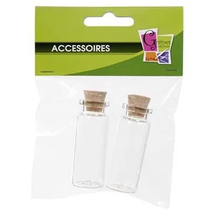 Comparateur de prix : Graine Creative Flacon de verre 2 pcs 2,1 x 5,5 cm