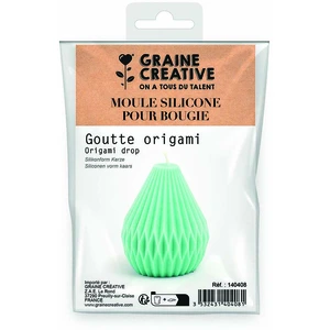 Graine Creative Moule à bougie Goutte Origami ø 6 x 7,5 cmVendu parmanomano