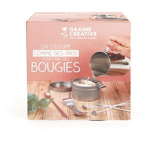 Comparateur de prix : GRAINE CREATIVE ON A TOUS DU TALENT Kit DIY outils et accessoires pour bougies