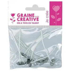 Comparateur de prix : Lot de 10 meches enduites pour bougies