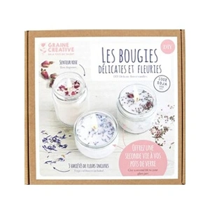 Comparateur de prix : GRAINE CREATIVE ON A TOUS DU TALENT Coffret DIY faire des bougies délicates et fleuries