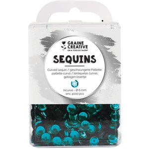 Graine Creative Sequin incurvé 4000 pcs Turquoise pas cher