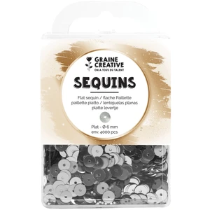 Comparateur de prix : Graine Creative Sequin plat Ø 6 mm 4000 pcs Argent