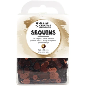 Comparateur de prix : Graine Creative Sequin plat Ø 6 mm 4000 pcs Marron