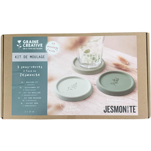 Comparateur de prix : GRAINE CREATIVE KIT DIY : Moulage de 3 sous-verres à faire en Jesmonite