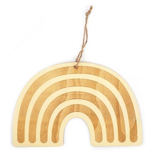 Comparateur de prix : Graine Creative Suspension Arc-en-ciel en bois à décorer 16 x 25 cm