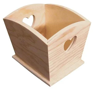 Comparateur de prix : Graine Creative Cache-pot en bois Coeur - 12 x 10 x 10 cm