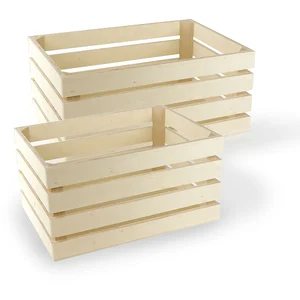 Graine Creative Cagettes en bois 2 pcs