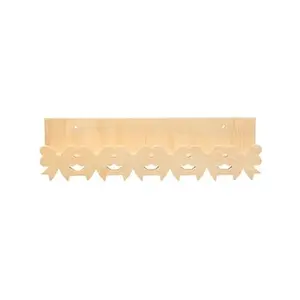 Graines Creatives Etagère murale en bois 42 x 11 cm - Noeuds pas cher