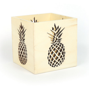 Graine Creative Photophore en bois Ananas 10 x 10 x 10 cmVendu parscrapmalin