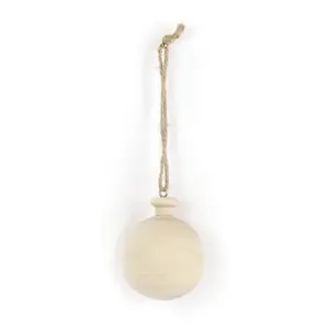 Comparateur de prix : Non communiqué BOULE RONDE BOIS A SUSPENDRE 50X60X50MM