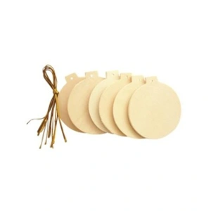 Comparateur de prix : Graine créative Boules de Noël en bois plates à suspendre 6 cm
