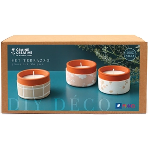 Comparateur de prix : KIT FIMO HOME DECO 3 BOUGEOIRS 200 x 100 x 100 mm