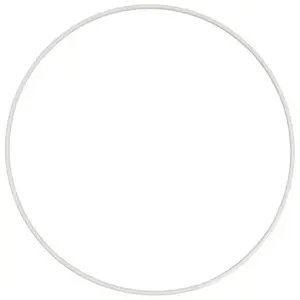Comparateur de prix : GRAINE CREATIVE Armature abat-jour cercle Rilsan Diamètre 45 cm blanc