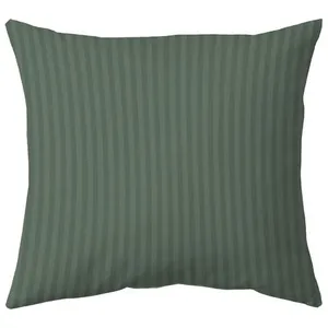 Taie d'oreiller en Satin 70 fils vert 63x63 cm pas cher