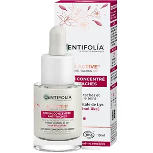 CENTIFOLIA Sérum anti tâches bio - Lys & rétinol - Visage - 15 ml pas cher