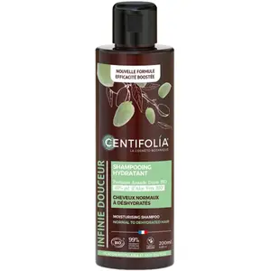 CENTIFOLIA Shampoing hydratant bio - Amande douce & aloe vera - Cheveux normaux déshydratés - 200 ml pas cher