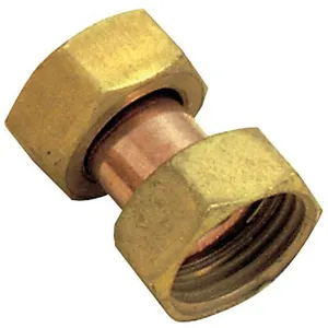 BANYO Raccord laiton droit ecrous tournants egaux f f 8342 1'-1' pas cher