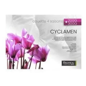 Comparateur de prix : Couette Biotex Cyclamen 240 x 220 cm Blanc