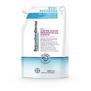BepanthenDerma® Crème Riche Réparatrice Corps Éco-Recharge 400ml pas cher